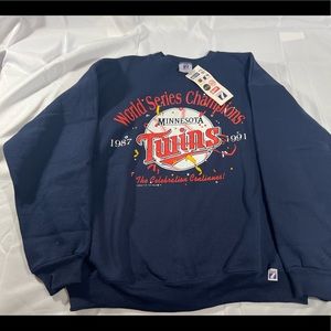 NWT Deadstock 1991 Minnesota Twins World Series Sweatshirt